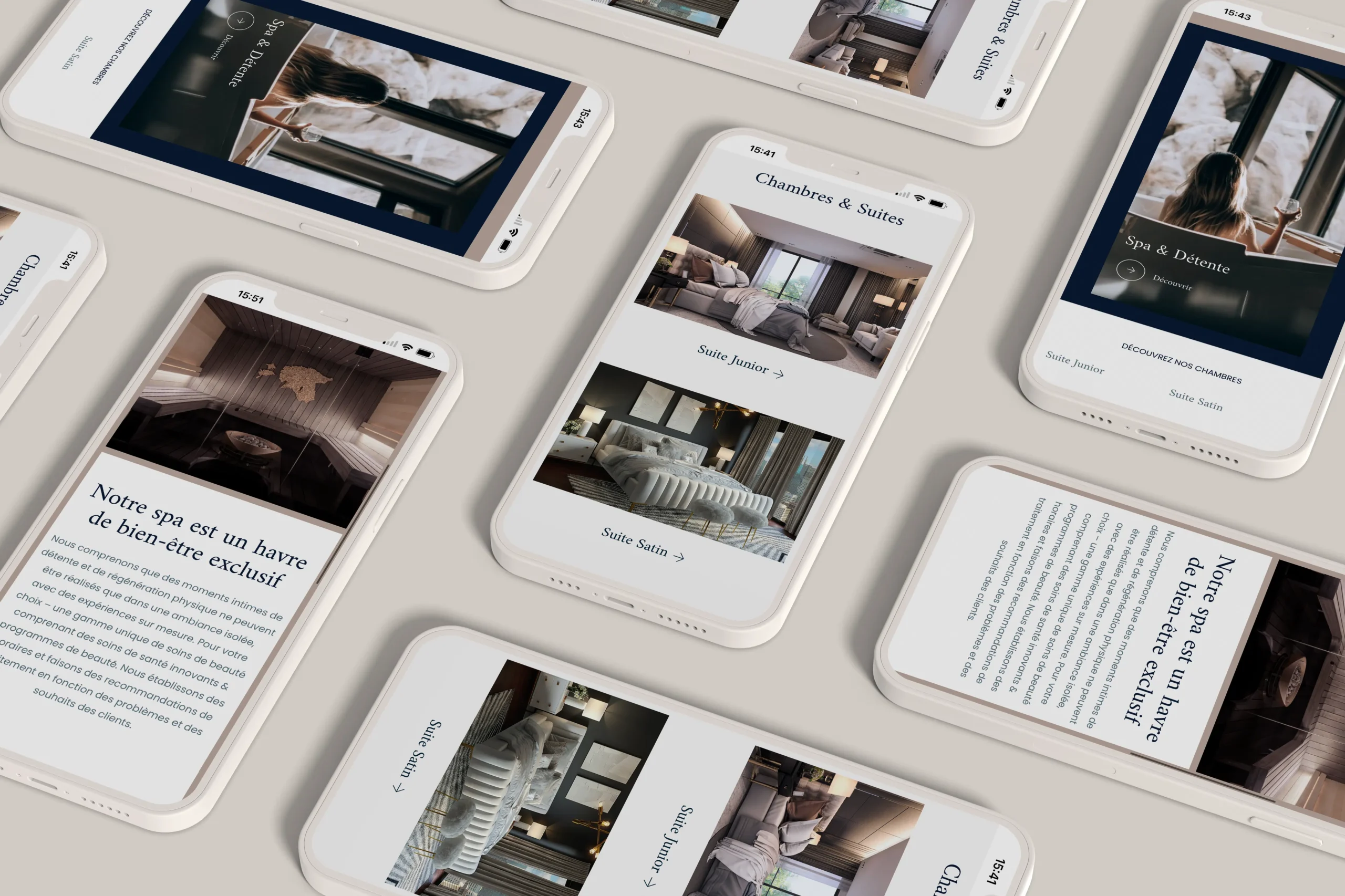 Design 3 Création site hôtel - Paluzzia hotel