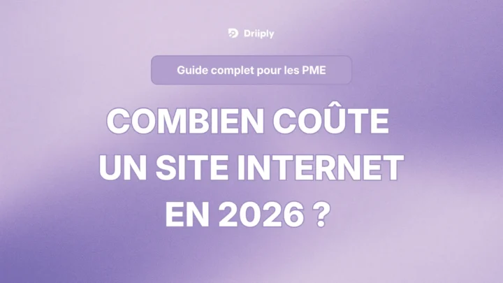 combien coute un site internet